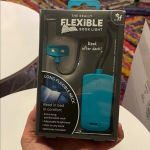 Blue Flexible Book Light